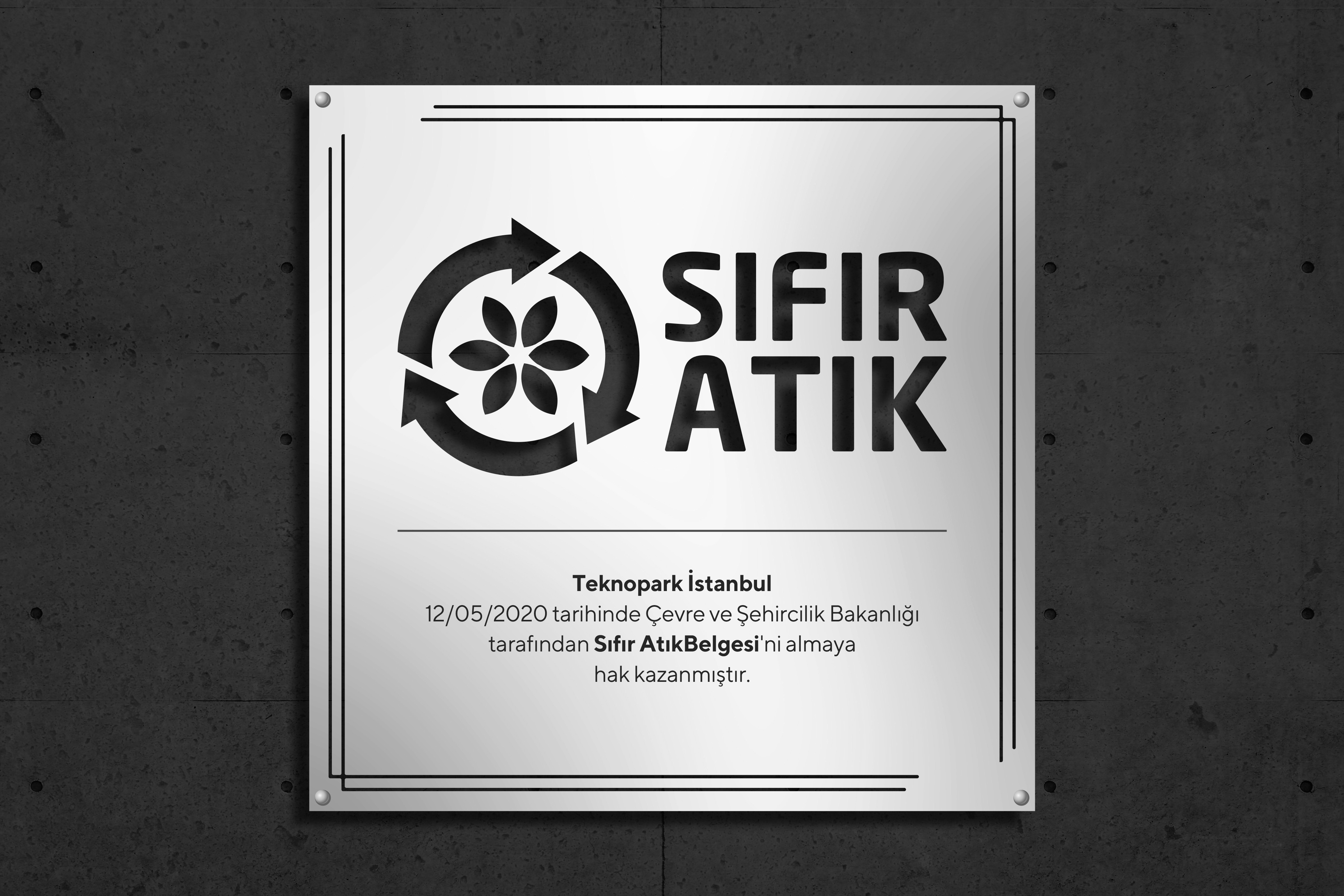 İstanbul’da Sıfır Atık Belgesi Alan İlk Özel Şirket  Olduk